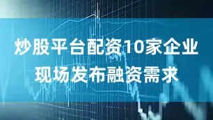 炒股平台配资10家企业现场发布融资需求
