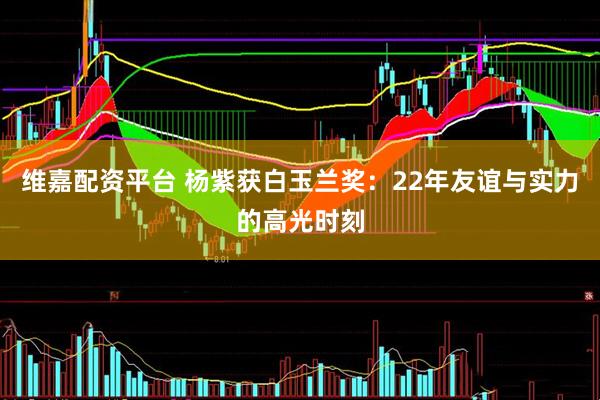 维嘉配资平台 杨紫获白玉兰奖：22年友谊与实力的高光时刻